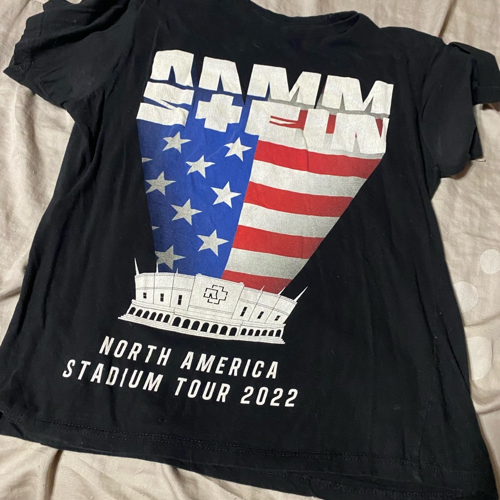 Black Graphic Tour T-Shirt